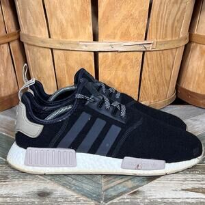 Adidas X Champs Sports NMD R1 Black Wool Tan CQ0760 Sneakers Mens Size 10